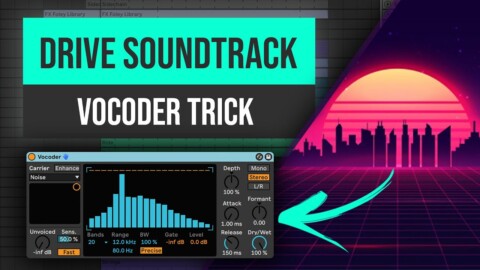 Classic Kavinsky “Nightcall” Vocoder Sound from Drive Soundtrack | Ableton Live Tutorial