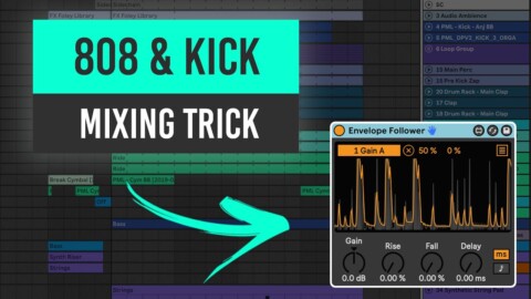 Mixing 808s & Kicks with Envelope Follower | Ableton Live Tutorial