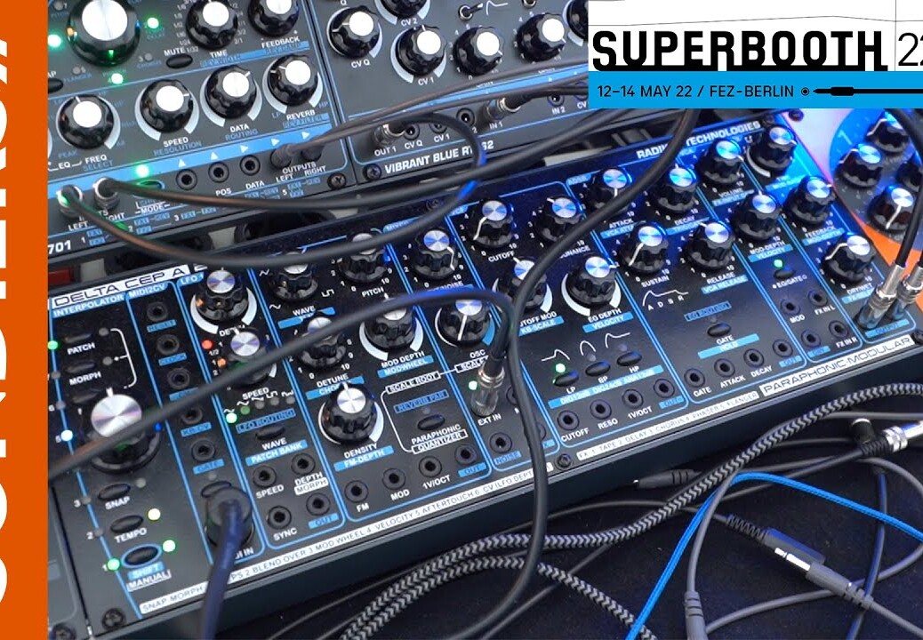 [SUPERBOOTH22] RADIKAL TECHNOLOGIES DELTA CEP A 2 : synthé semi modulaire paraphonique 4v + FX