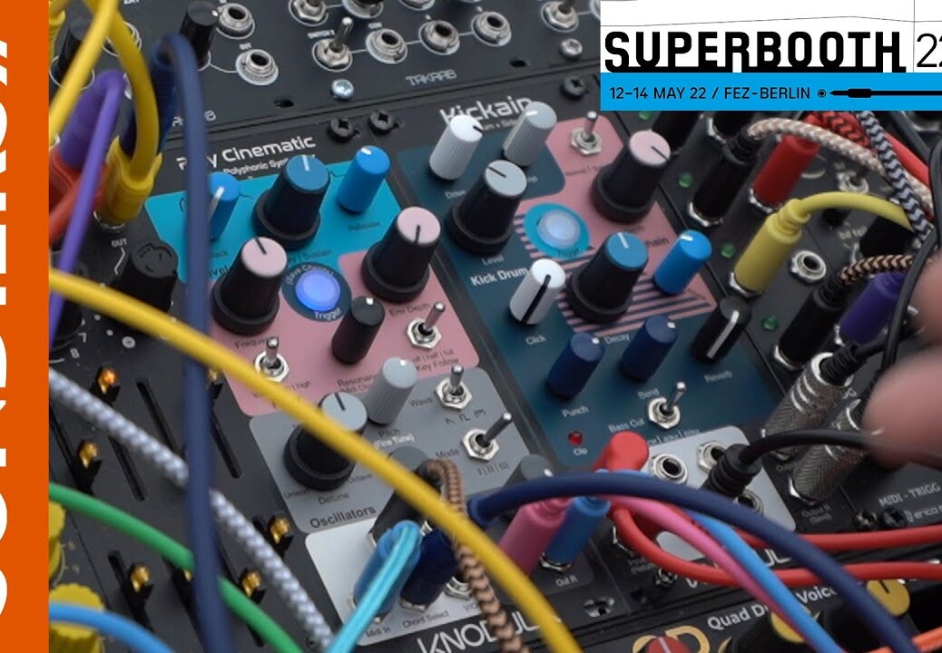 [SUPERBOOTH22] KNOBULA KICKAIN, Kick avec Sidechain qui sonne !