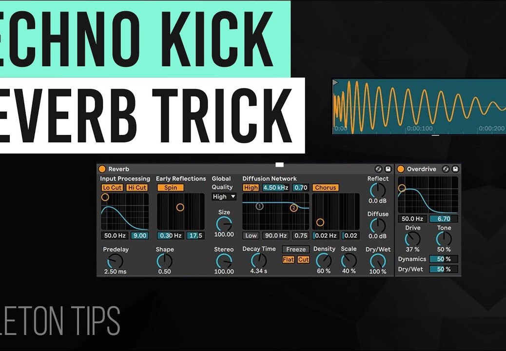 Use This Techno Reverb Kick [Ableton Tutorial] #shorts