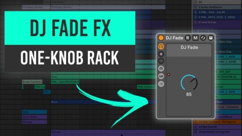 One-knob DJ Fade to Grey Effect Rack (Wash Out) | Ableton Tutorial