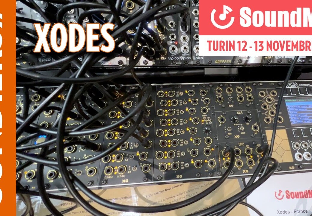 [SOUNDMIT 2022] XODES / Modules logiques – modules 1U, adaptateurs 3U vers 1U et Drums analog 1U
