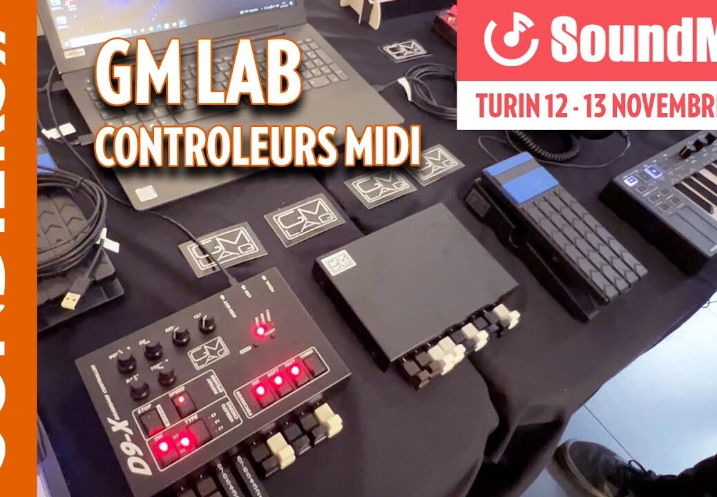 [SOUNDMIT 2022] GM LAB – Contrôleurs MIDI (pédales, tirettes orgue, filtre midi, et midi thru box)
