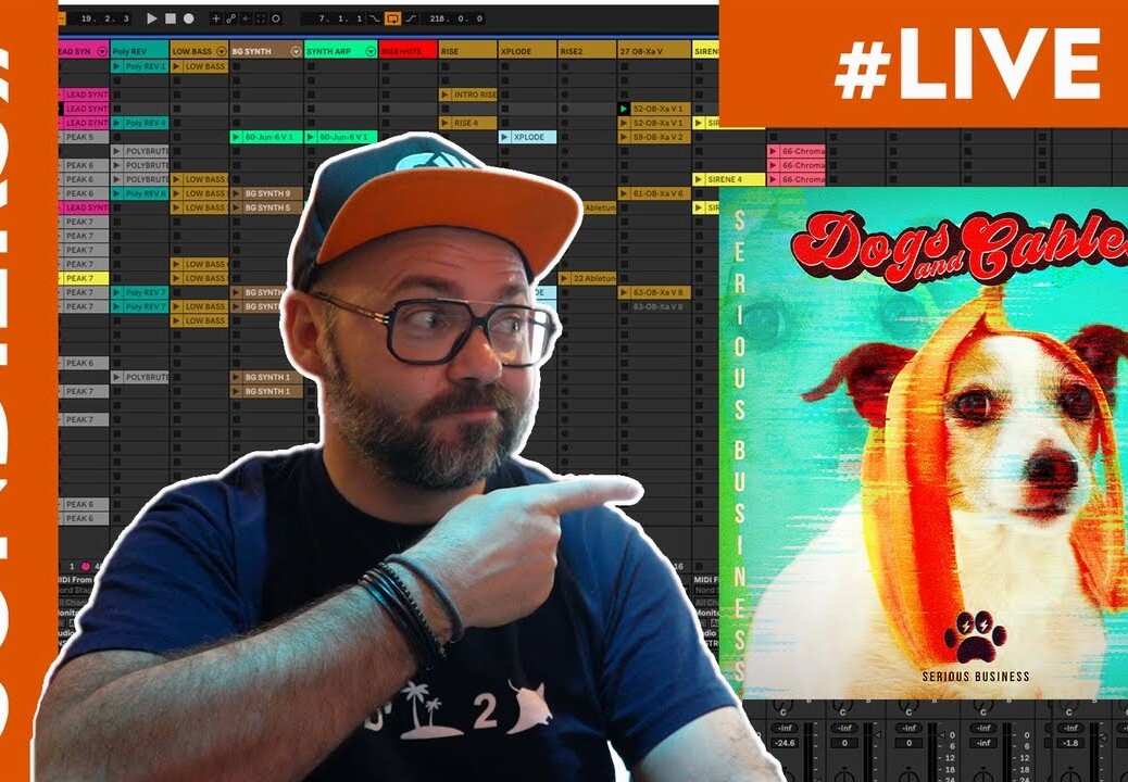 Le live du dimanche soir – La session Ableton d’un de mes titres Dogs and Cables