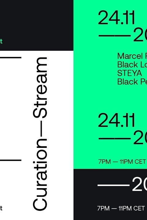@Beatport  Curation Stream w/ Black Lotus, Steya, Marcel Fengler, Black Peters
