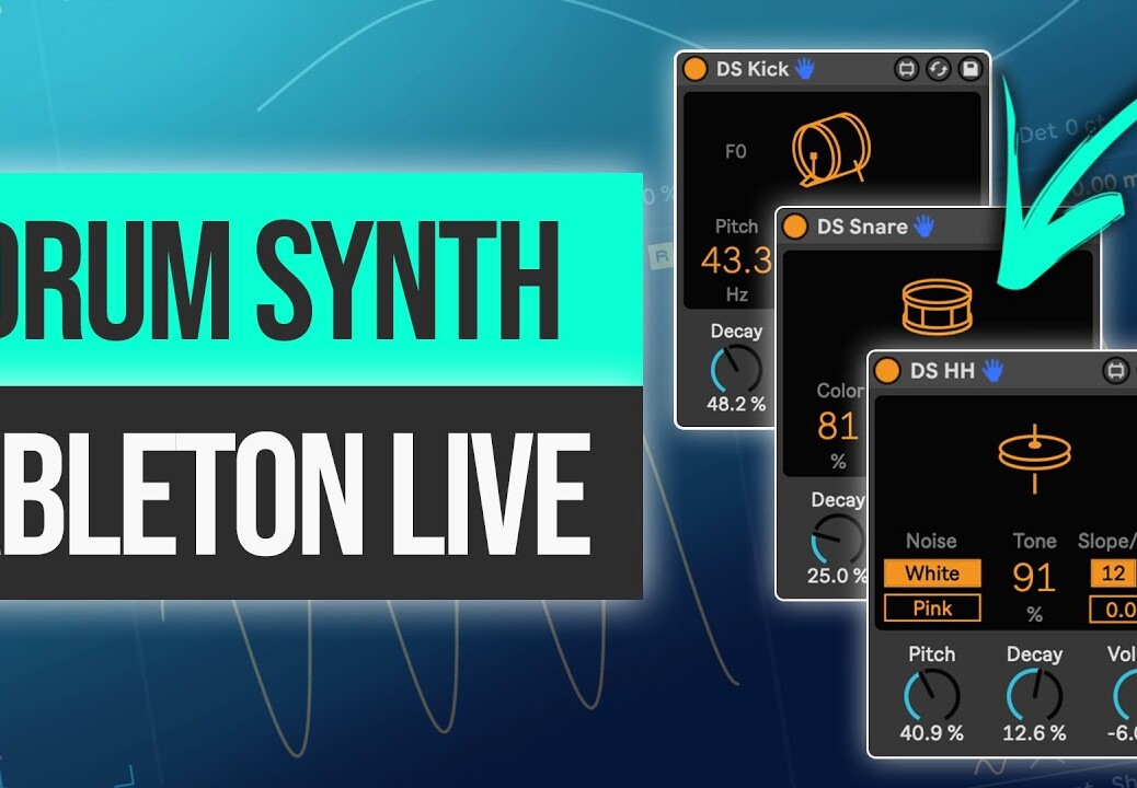 Create Your Own Drums with Ableton’s “Drum Synth” Built In Devices