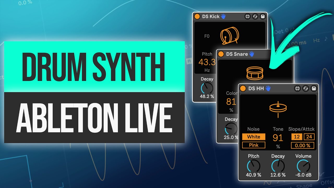 Create Your Own Drums with Ableton’s "Drum Synth" Built In Devices