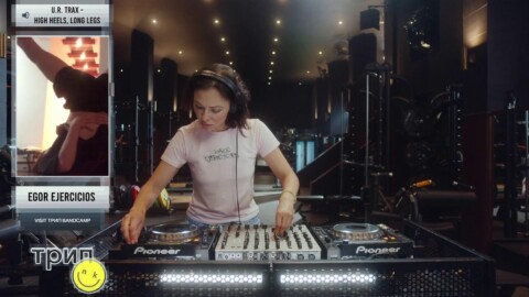 nina kraviz hace ejercicios stream