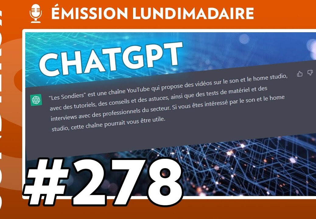 Emission live #278 – Quand ChatGPT développe des plugins VST (ft. Philip Aelis)