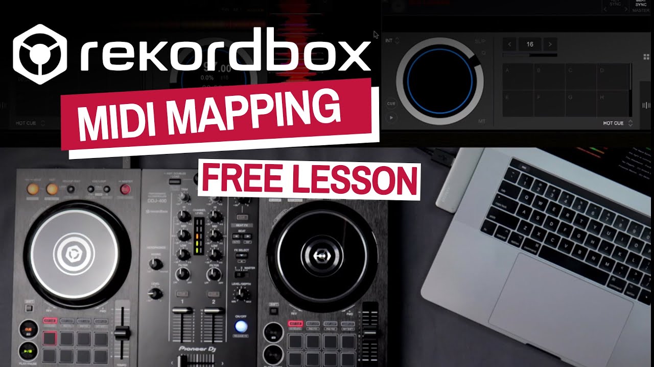 How To Midi Map Rekordbox Functions To Your Controller Free DJ Tutorial Virtual Clubbing Life