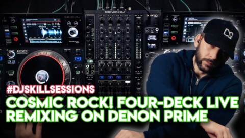 Cosmic Rock! Four-Deck Remixing On Denon Prime – #DJSkillSessions – Ethan Leo