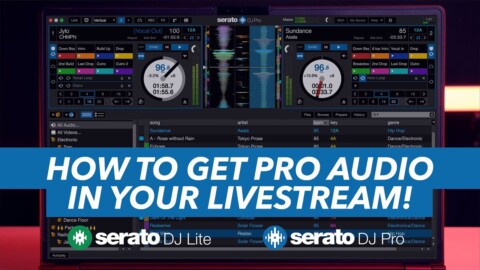 How to get PRO AUDIO from Serato DJ to your live stream!