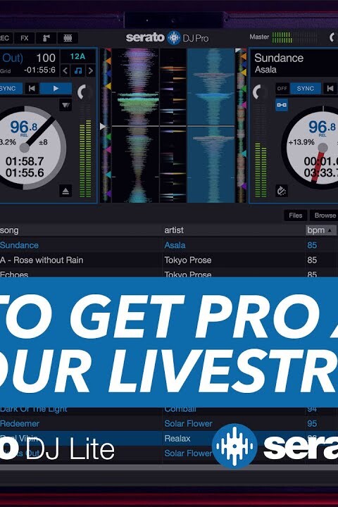 How to get PRO AUDIO from Serato DJ to your live stream!