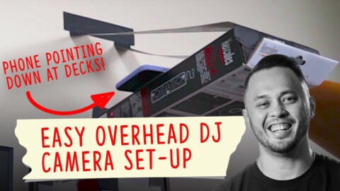 How To Build An Easy Overhead Camera Setup For Your Next DJ Livestream