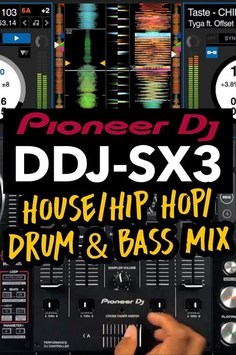 Pioneer DDJ SX3 – House / Hip Hop / Drum & Bass Mix – #SundayDJSkills