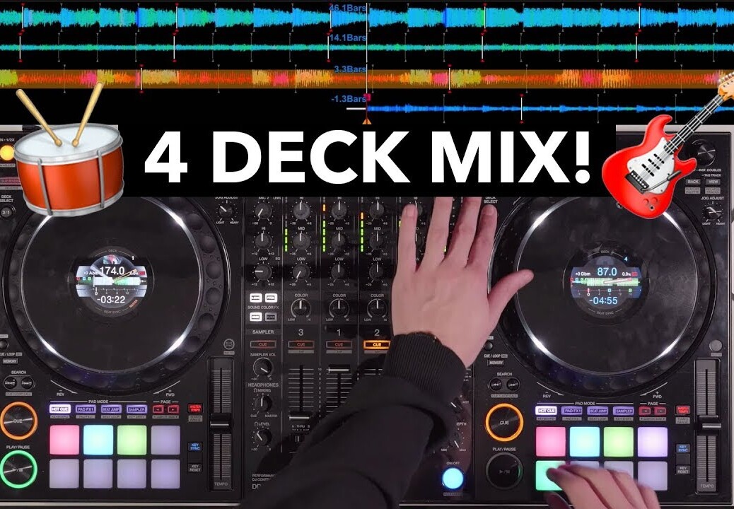 4 Deck DJ Mix! Pioneer DDJ-1000 #SundayDJSkills