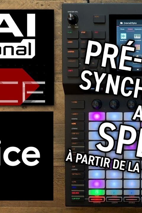 AKAI FORCE – Pré-écoute synchronisée d’échantillons SPLICE (vidéo La Boite Noire)