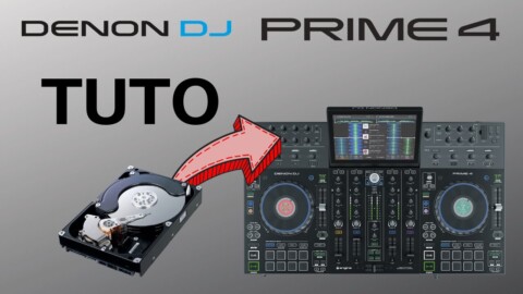 DENON DJ PRIME 4 – tuto pour installer un disque dur (vidéo de La Boite Noire)