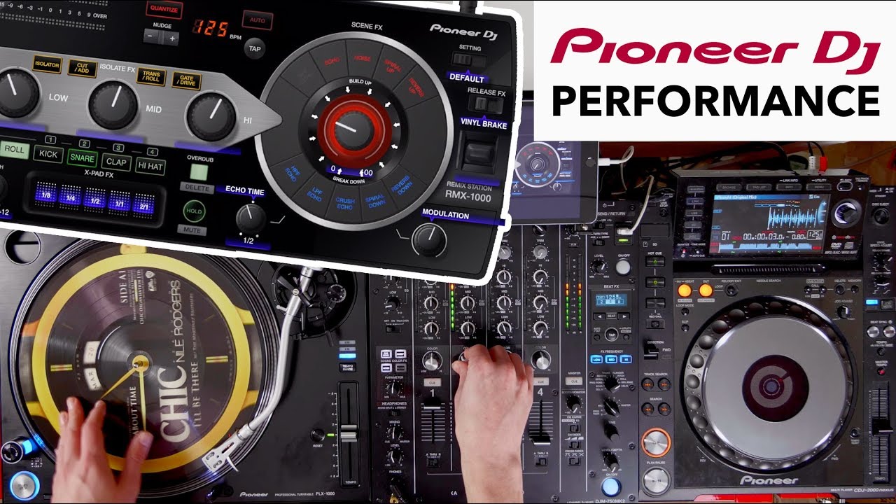 Pioneer DJ Performance RMX1000 (iPad) vs PLX1000 Turntable vs CDJ