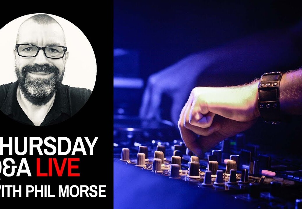 Music discovery, headlining, free DJ music [Thursday DJing Q&A Live with Phil Morse]