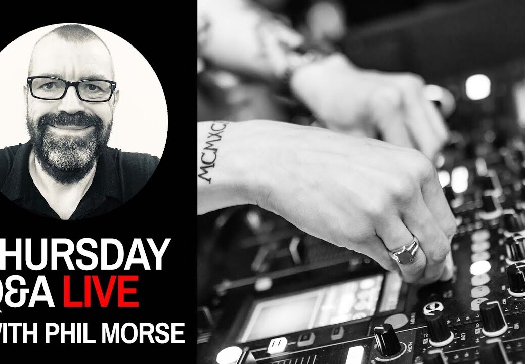 Video DJing, using sync, multi-cams [Thursday DJing Q&A Live with Phil Morse]