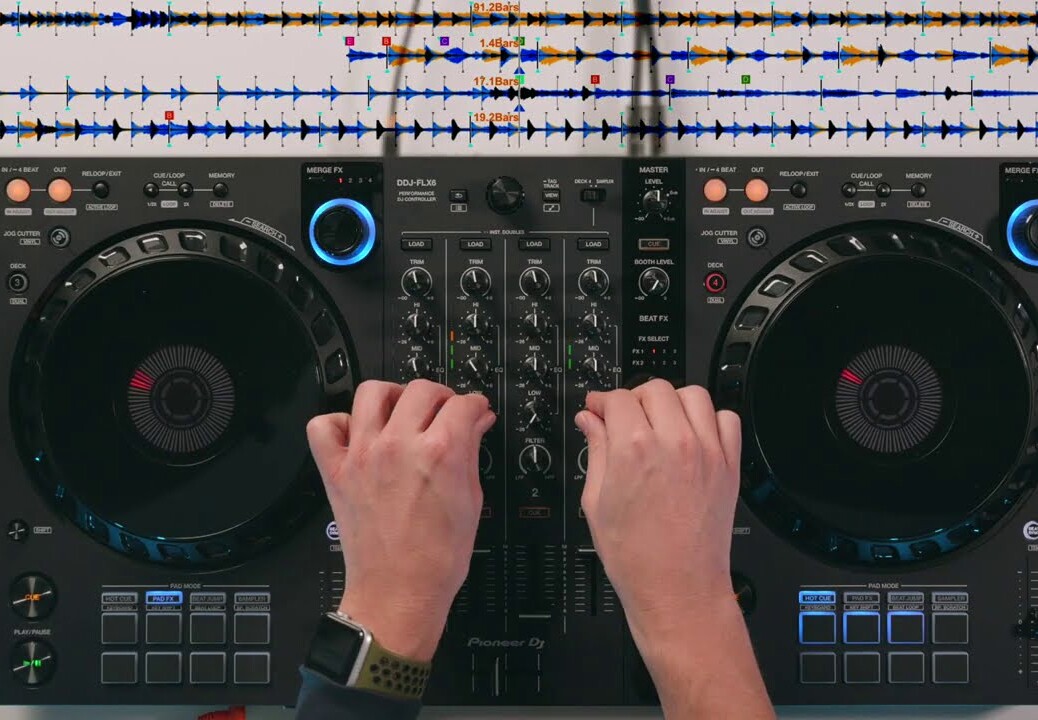 PRO DJ mixes house and hip-hop on the new DDJ-FLX6!