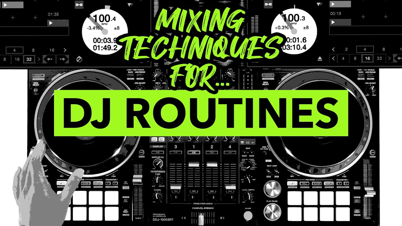 Mixing Techniques for DJ Routines Pioneer DDJ1000SRT DJ Mix