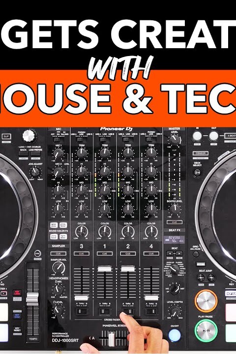 DJ GETS CREATIVE! Mixing HOUSE & TECH – Pioneer DDJ-1000srt