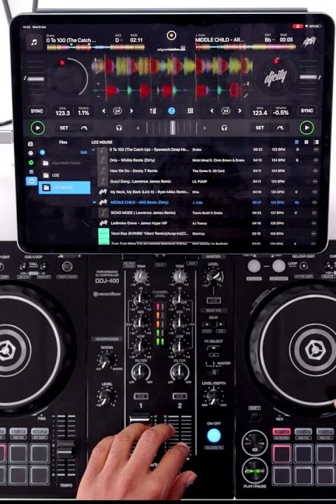 iPad DJ Mix – Pioneer DDJ 400 & Algoriddim DJay