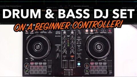 DJ drops a Drum & Bass mix on beginner Pioneer controller!