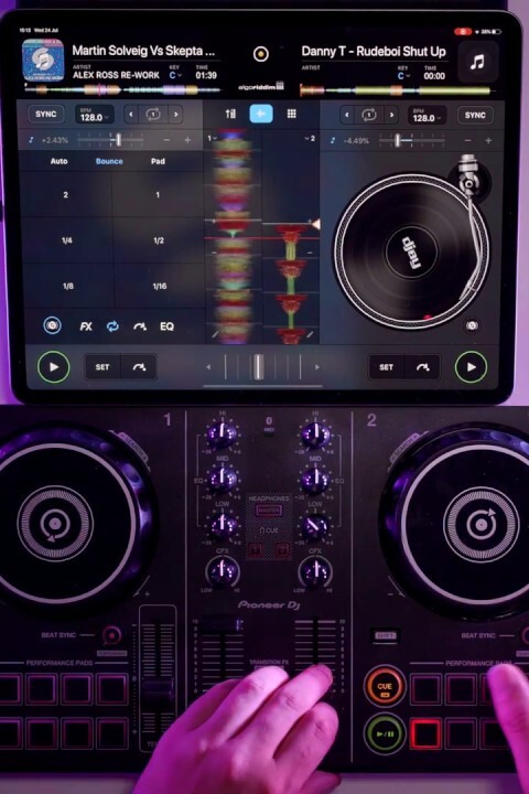 iPad Bass House DJ Mix –  Pioneer DDJ 200 & Algoriddim DJay