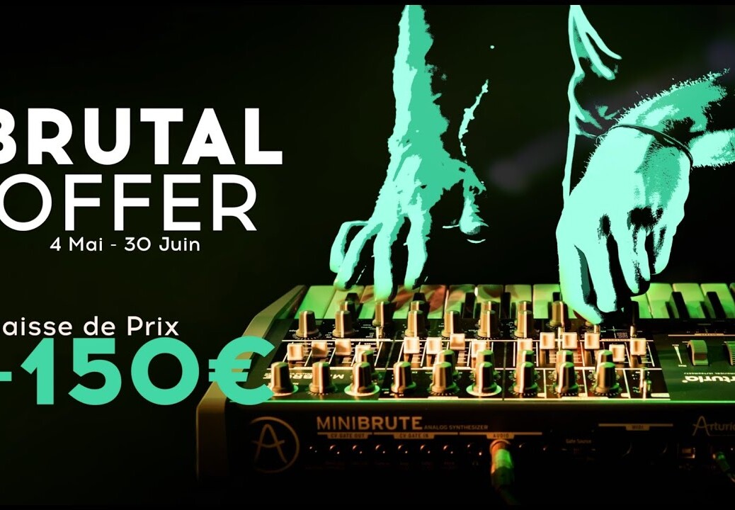 ARTURIA : Promo MINIBRUTE (La Boite Noire)