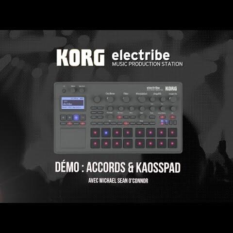 KORG ELECTRIBE 2 : DÉMO ACCORDS & KAOSSPAD INTÉGRÉ