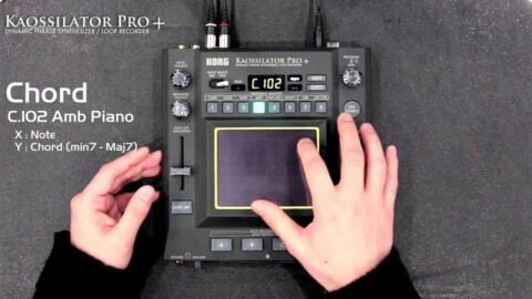 Démo Korg Kaossilator Pro+ : nouveaux sons Chord & SE ( la boite noire )