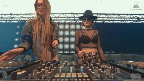 Natasha Wax & Sony Vibe live dj set StereoRoof Opening [R_sound video]