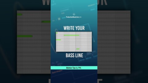 Gliding 808 Bass [Ableton Tips] #shorts #ableton #musicproduction