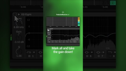 Make Room For Snare [Ableton Tips] #shorts #ableton #musicproduction