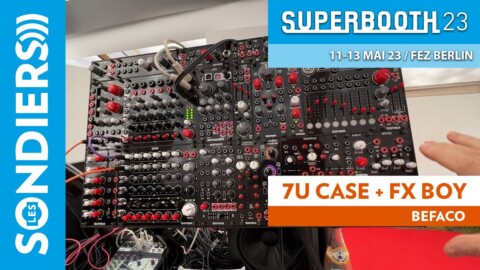 BEFACO 7U CASE + FX BOY (multi effets à cartouches)