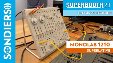 SUPERLATIVE MONOLAB 1210 : Synthé semi modulaire (il est joli)