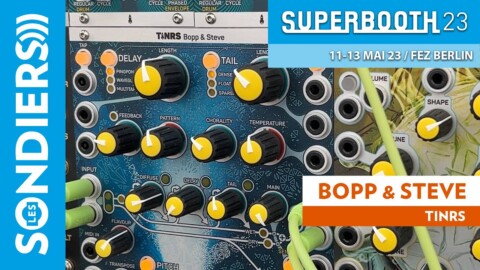 TINRS BOPPS & STEVE : Un module reverb / delay très inhabituel (shimmer / chord mode, etc.)