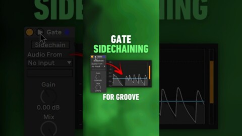 Sidechain Gate for Groove [Ableton Tips] #shorts #ableton #musicproduction