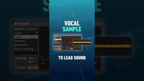 Vocal Sample to Lead [Ableton Tips] #shorts #ableton #musicproduction