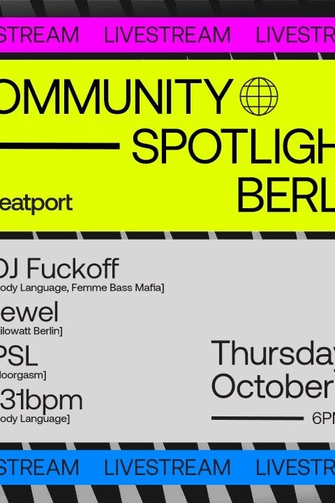 Community Spotlight: Berlin | Oct 2023 | @beatport Live