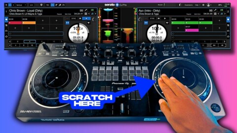 DJ Mixes Chris Brown Tracks on Beginner Controller (DDJ-Rev1)