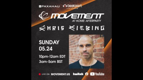Chris Liebing DJ Stream Movement at Home Afterparty May 24th 2020