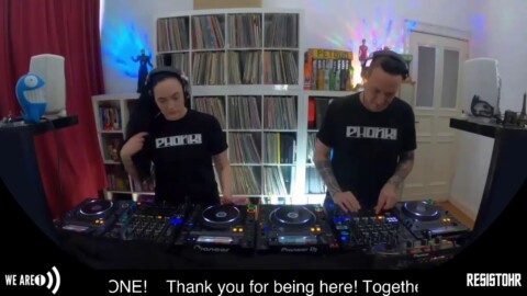 We Are One – Online Party!! – From TECHNO to HARD! – From Resistohr To PETDuo
