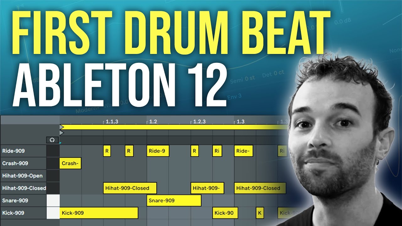 Your First Drum Beat in Ableton Live 12 Beginners Tutorial Virtual