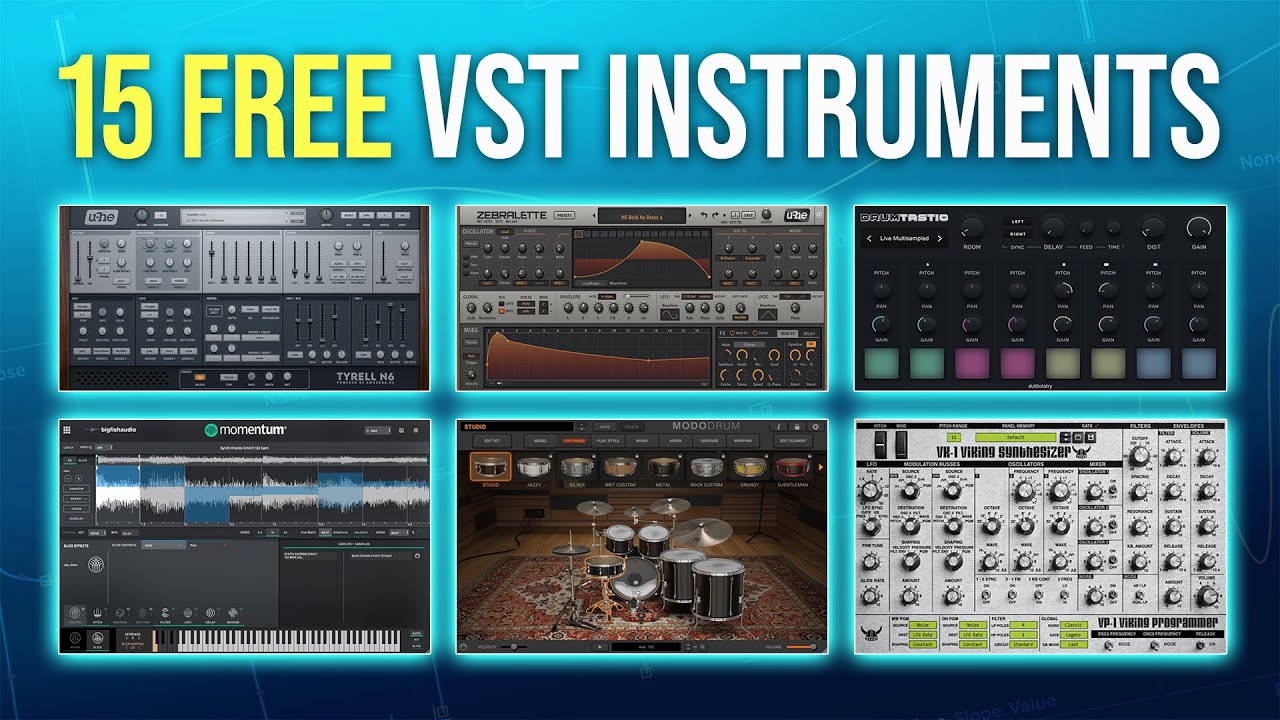 Top 15 FREE VST Instruments in 2025 (Synths, Acoustic Instruments ...