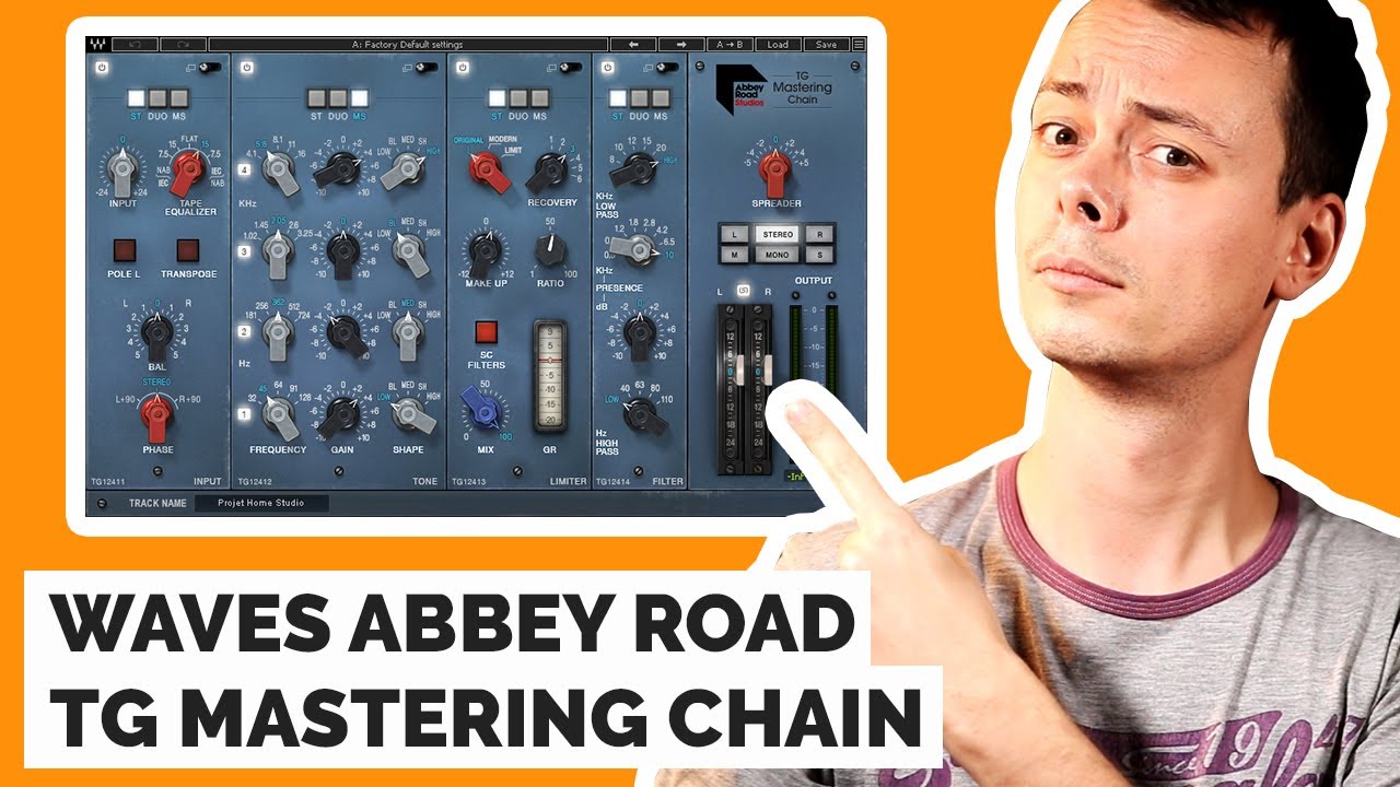 Je MASTERISE avec Waves Abbey Road TG MASTERING CHAIN - Virtual ...